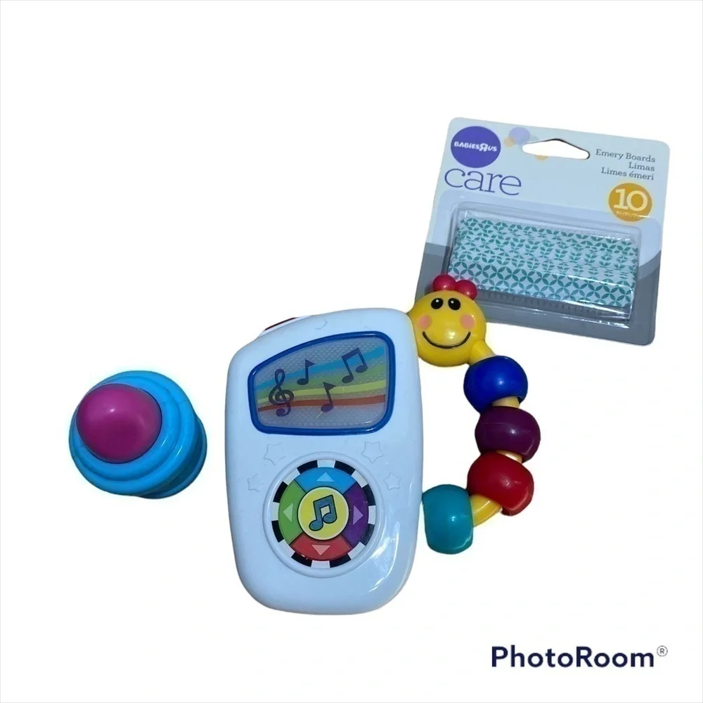 Baby Toy Bundle Einstein Musical Light Up Worm Nail Files Rattle Lipstick